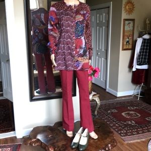 Great Mixed print Blouse.